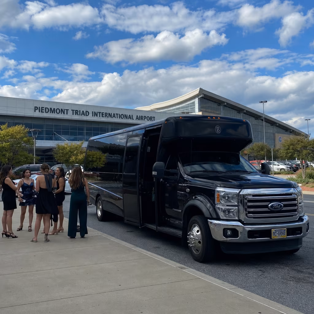 Rent a Bus to Piedmont Triad International Airport