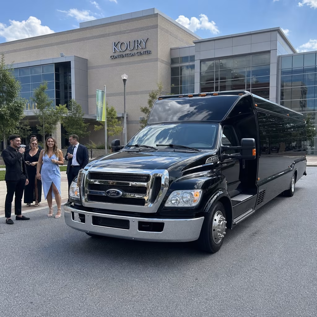 Rent a Bus to Koury Convention Center