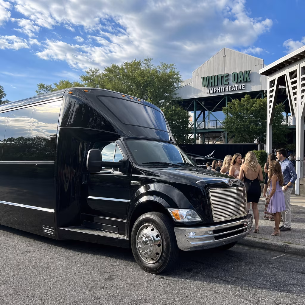 Rent a Bus to White Oak Amphitheatre