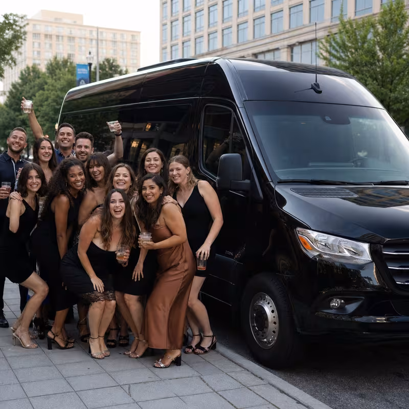 Greensboro Bachelor & Bachelorette Transportation fleet vehicle