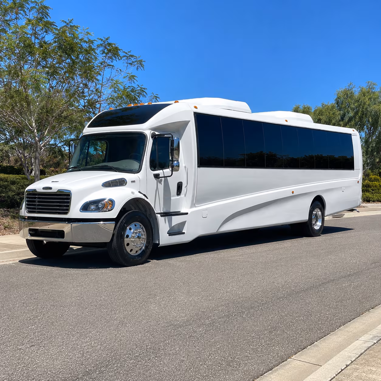 Greensboro Airport Shuttle & Transportation party bus exterior