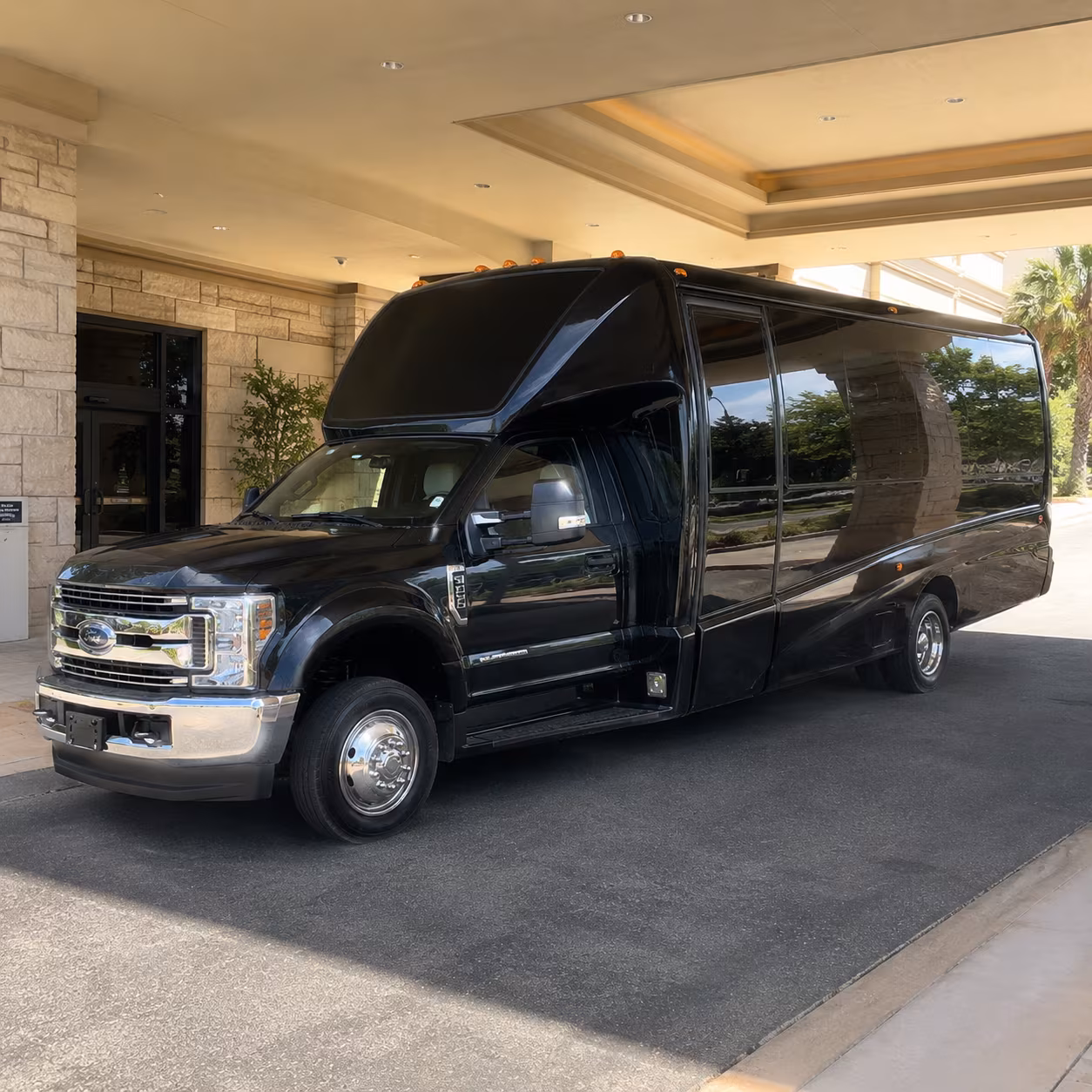 Greensboro Private Event Transportation party bus exterior