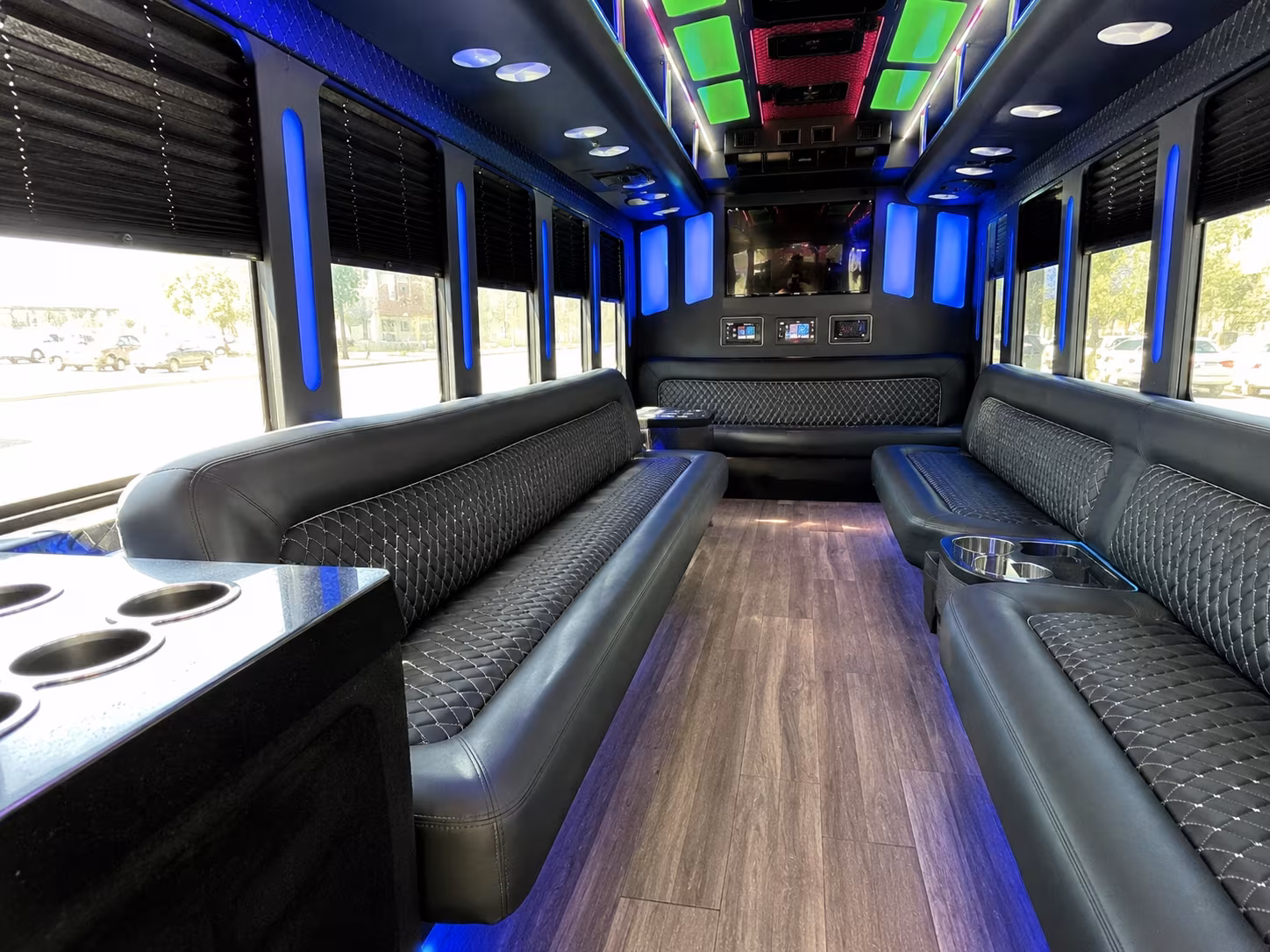 Greensboro Private Event Transportation onboard seating