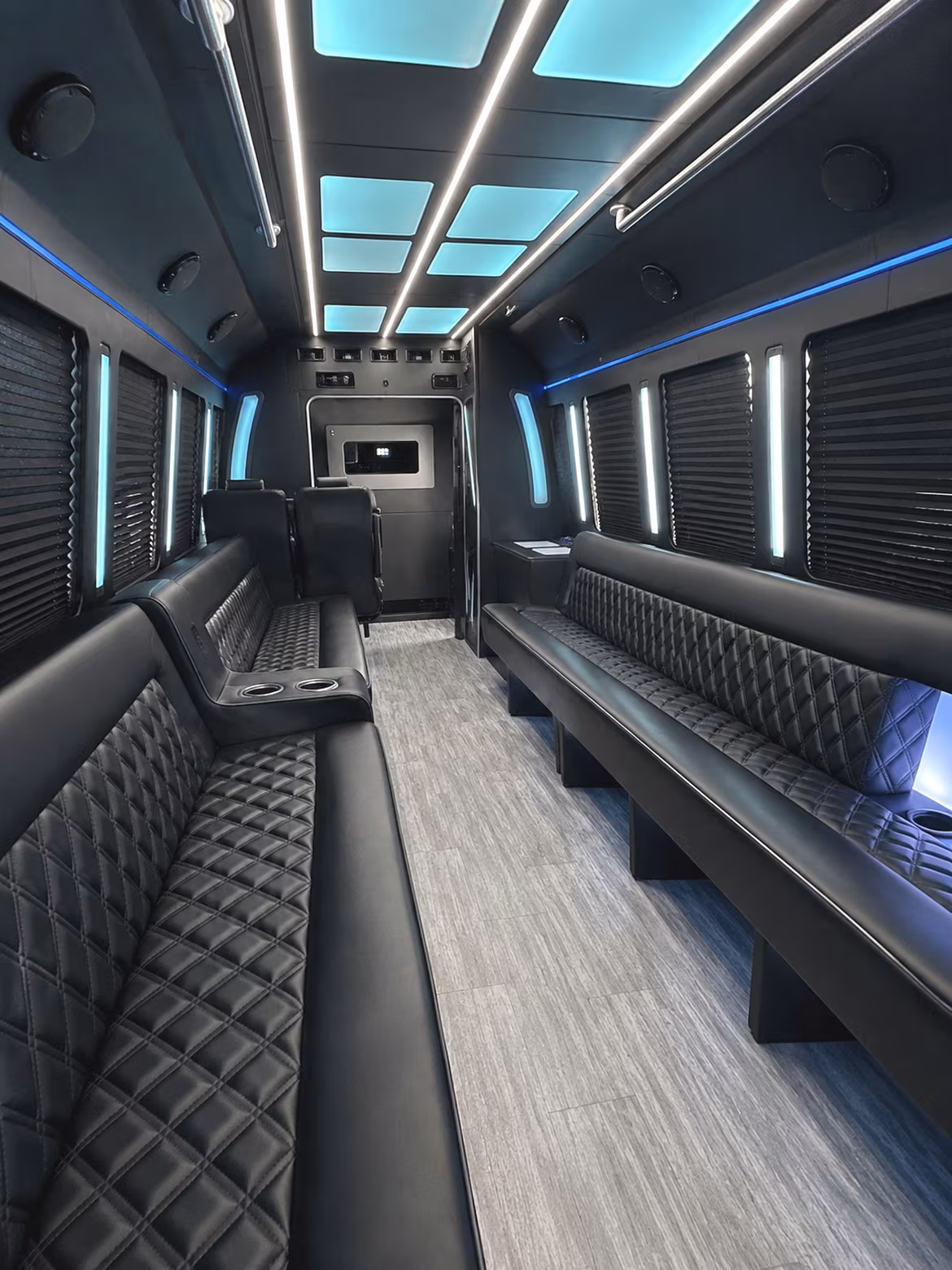 Greensboro Prom & Homecoming Transportation party bus interior