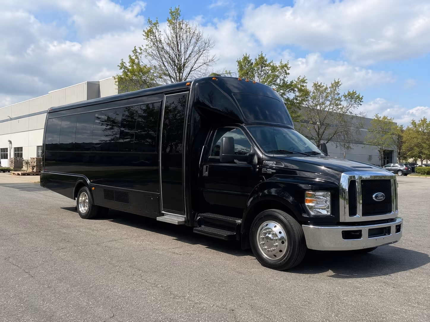 Greensboro Prom & Homecoming Transportation party bus exterior