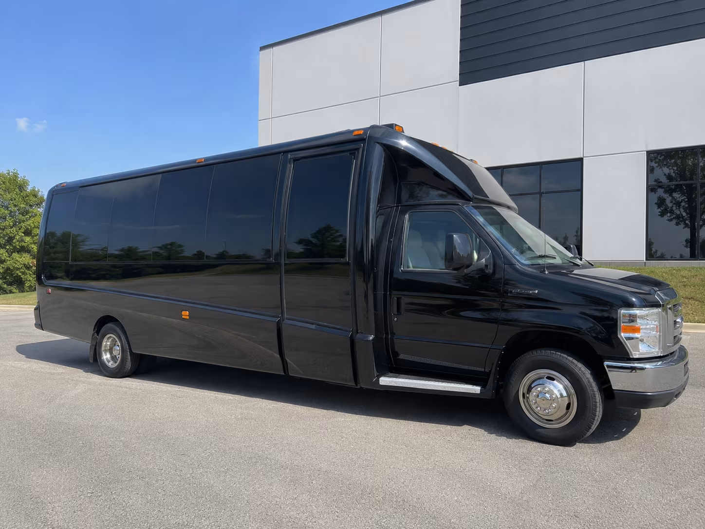 Greensboro Wedding Transportation onboard seating