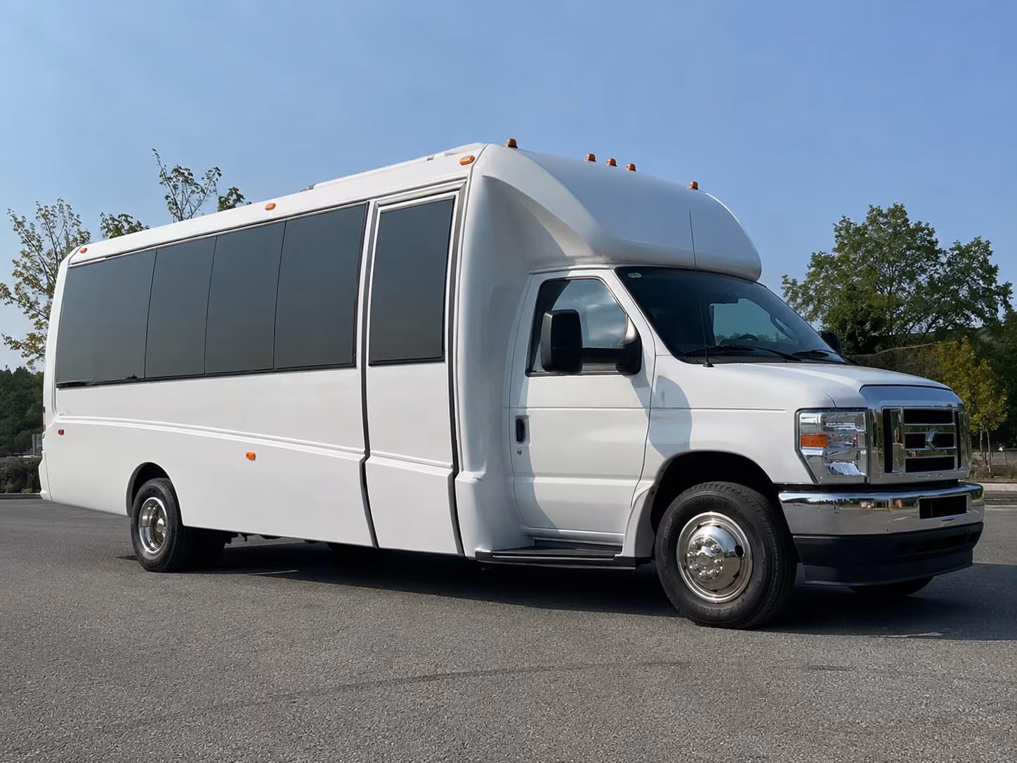 Greensboro Wedding Transportation party bus interior