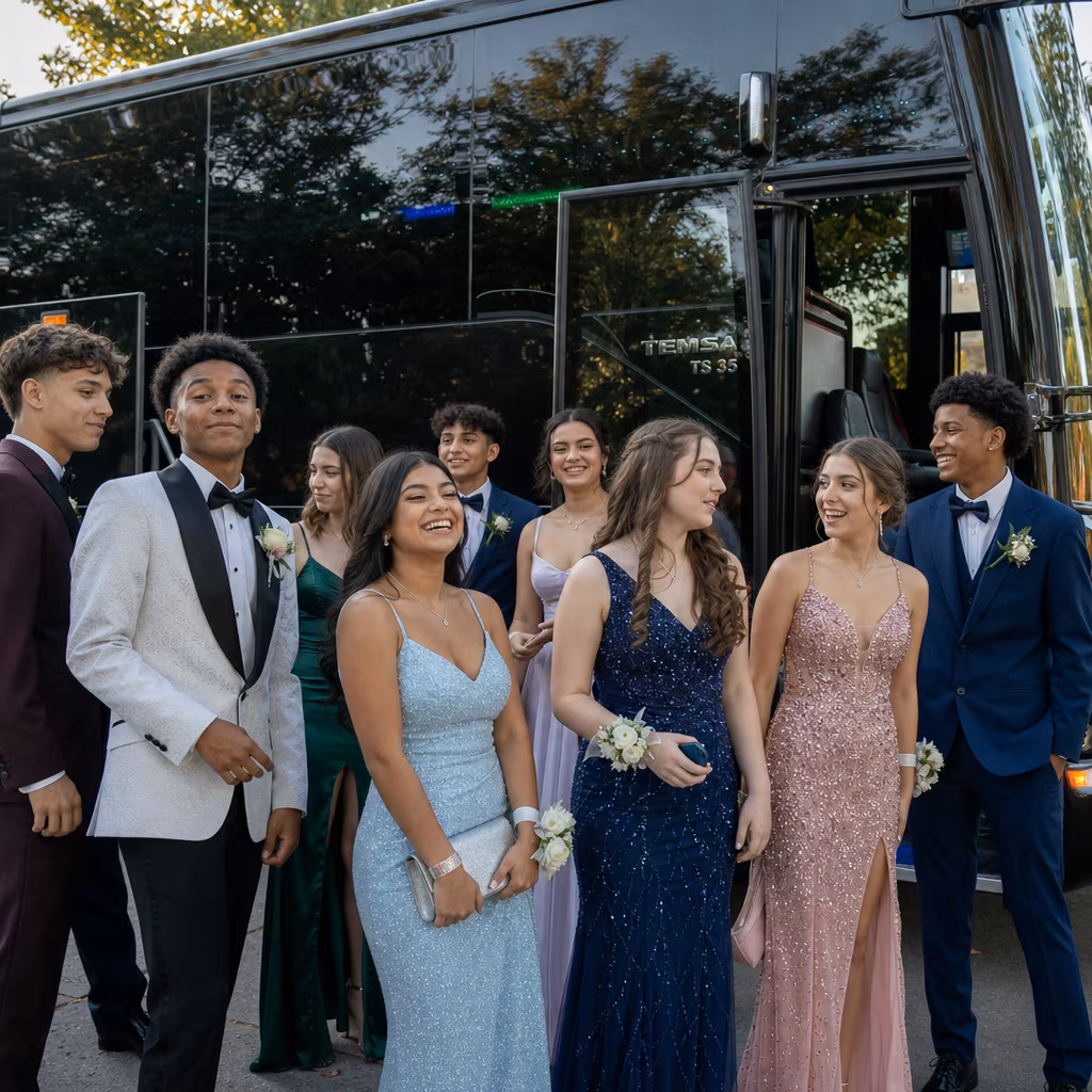 Greensboro Prom Party Bus Rental