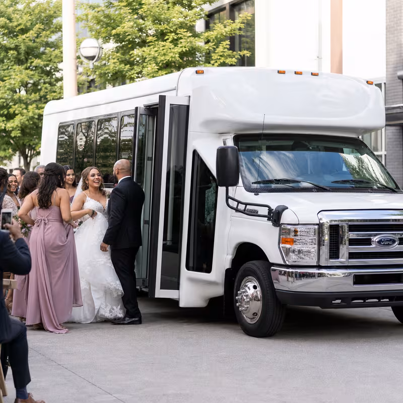 Greensboro Wedding Transportation fleet vehicle