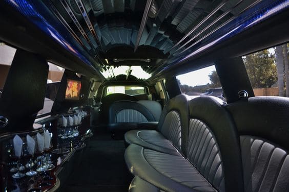 Greensboro Hummer Limos Interior