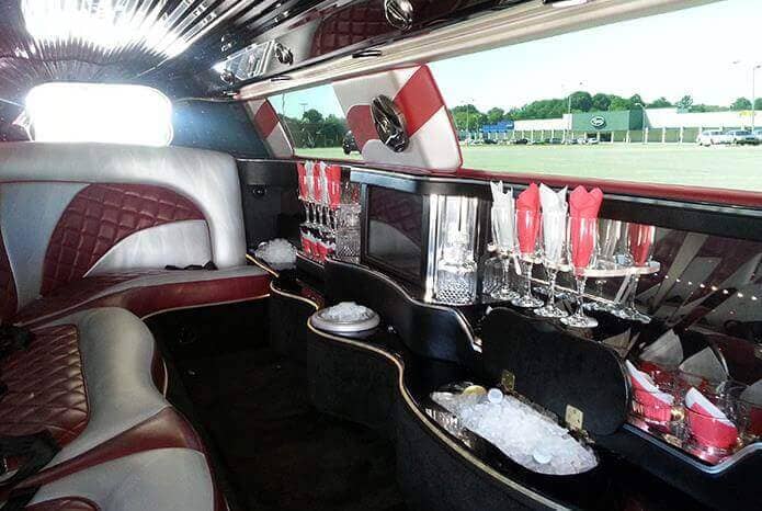 Greensboro Infiniti Limo Interior