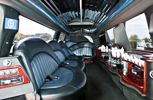 Greensboro Lincoln Stretch Limos Interior
