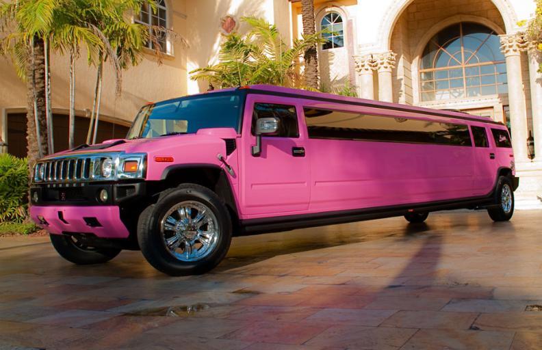 Greensboro Pink Hummer Limo